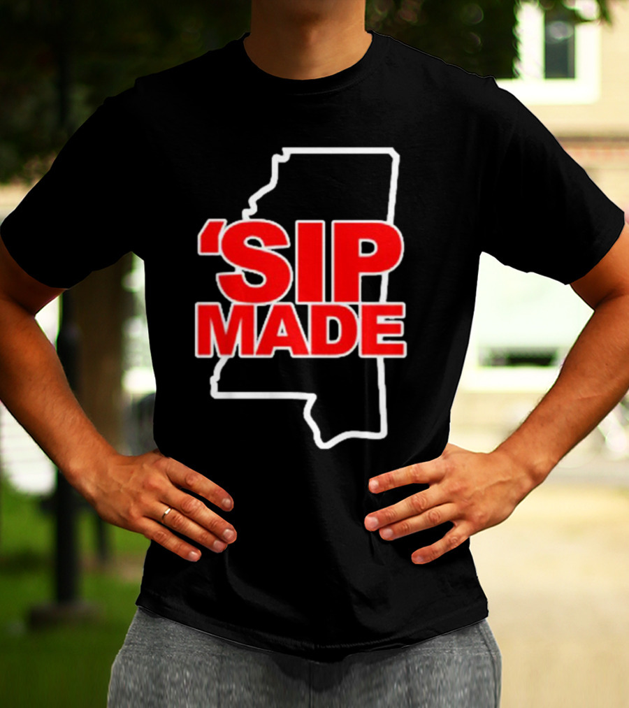 'SIP MADE Mississippi Outline Bolden T-Shirt