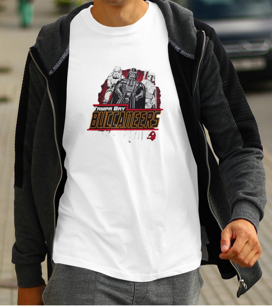 Tampa Bay Buccaneers Star Wars Crossover Junk Food T-Shirt