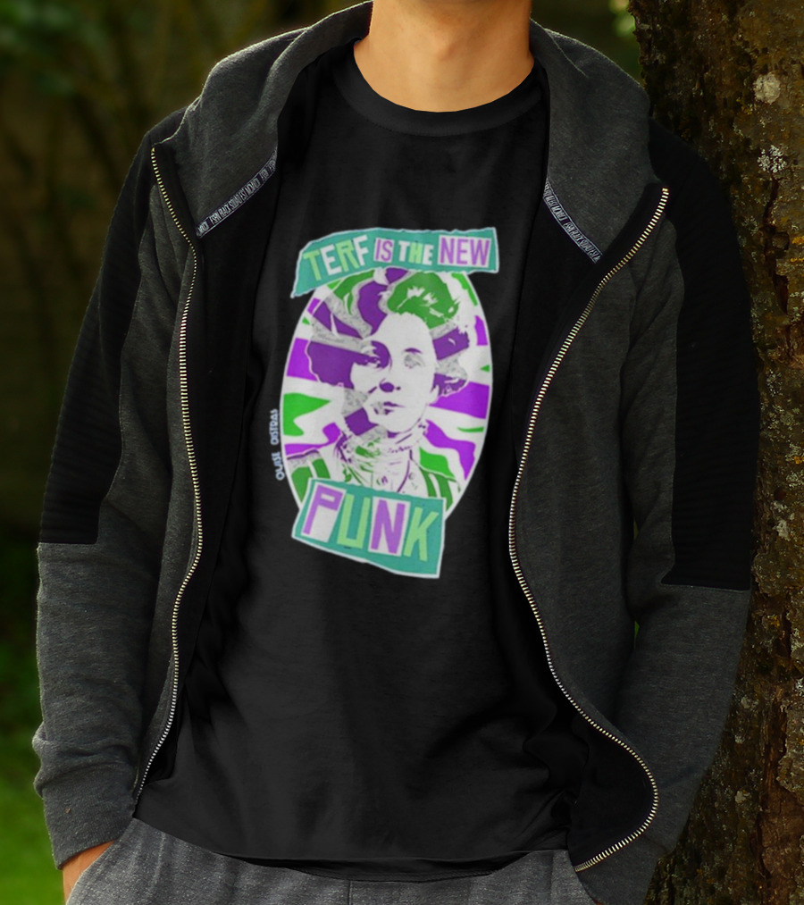 TERF Is The New Punk Emmeline Image Oval Equid Thing T-Shirt