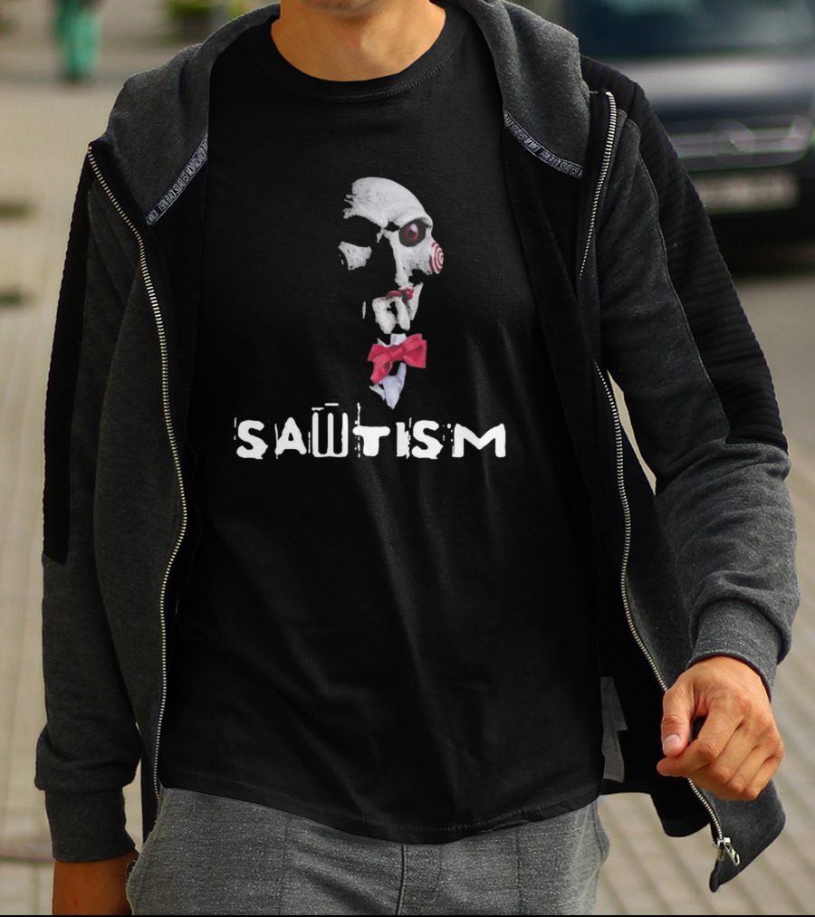 Sawtism Saw Parody Autism Thatgohard T-Shirt