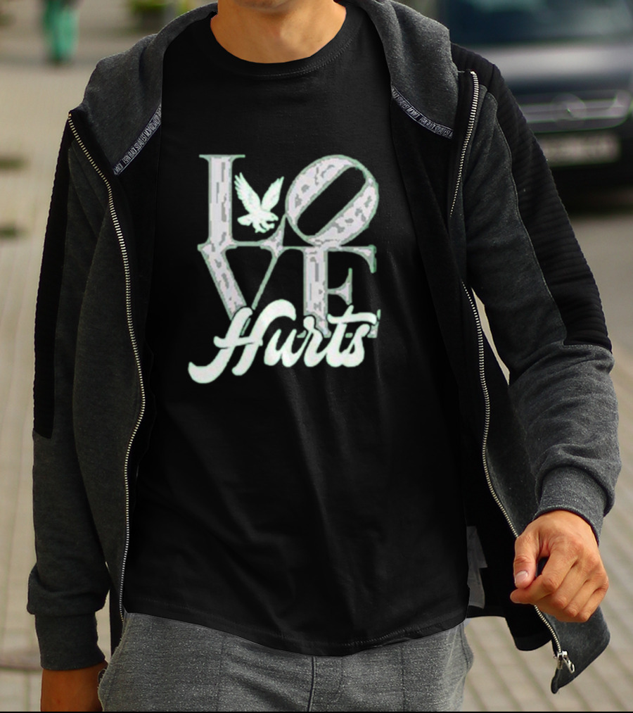 Love Hurts With Eagle Icon T-Shirt