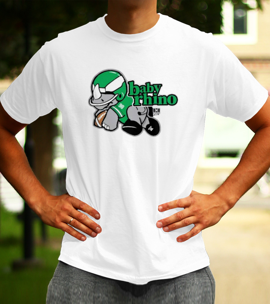 PHLY 98 Baby Rhino Football Playful T-Shirt