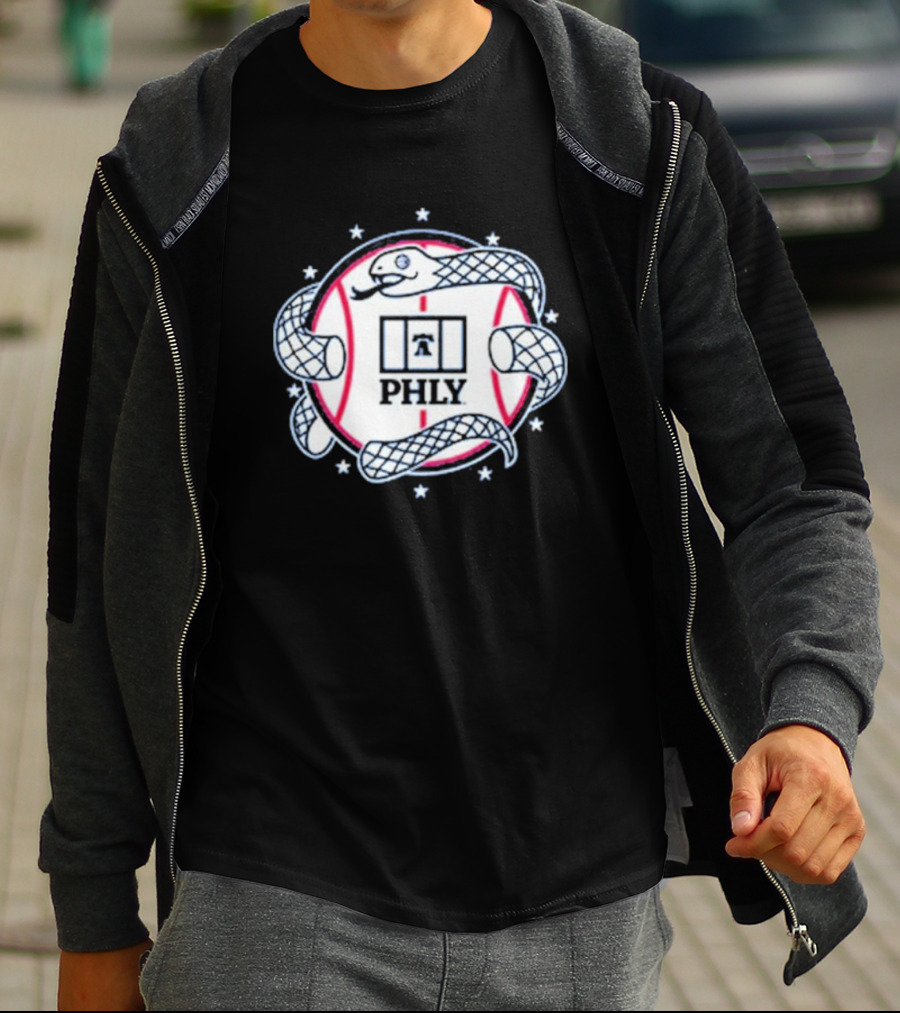 PHLY Snake Circle Stars Basketball T-Shirt