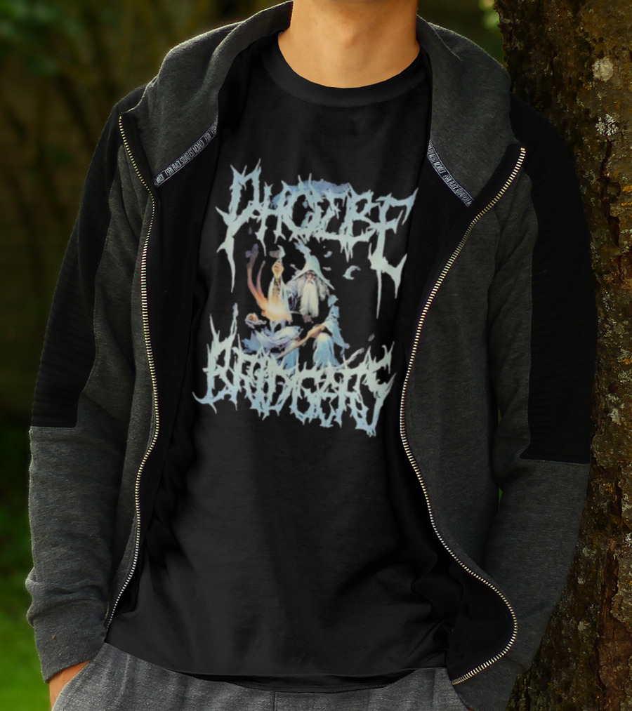 Phoebe Bridgers Wizard Ice Magic Fire Text T-Shirt