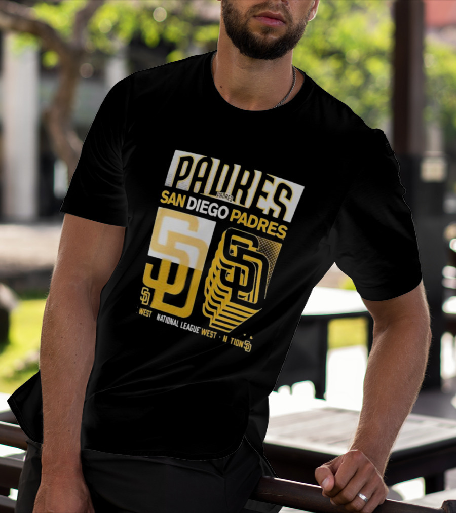 San Diego Padres West National League West Stack T-Shirt