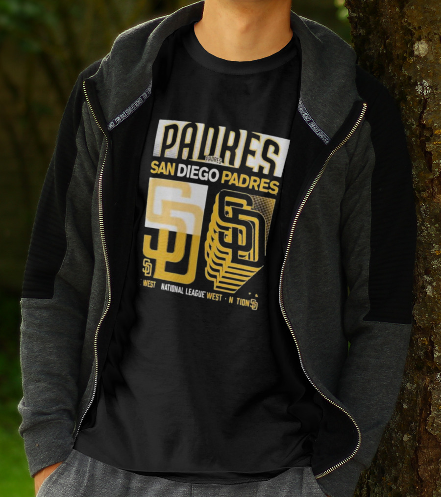 San Diego Padres West National League West Stack T-Shirt
