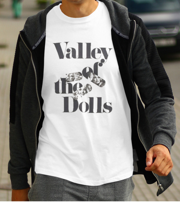 Valley Of The Dolls Text With Pill T-Shirt