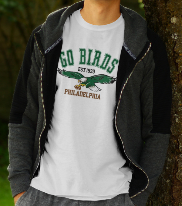 Kelly Green Go Birds Philadelphia Eagles Est 1933 NFL Vintage Sweatshirt T-Shirt