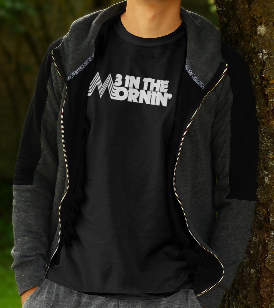 3 In The Mornin' Vintage 70s-Inspired Style Retro Lines T-Shirt