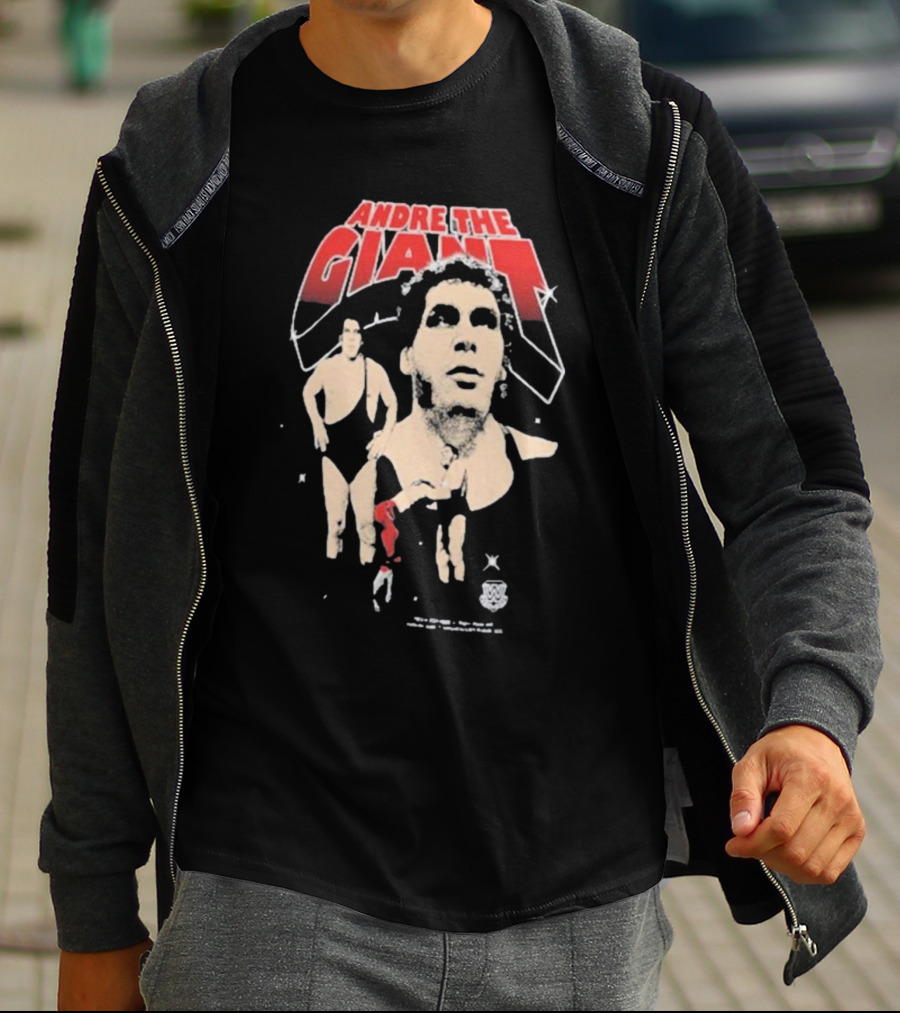 Andre The Giant Ripple Junction Collage Classic Style Stars T-Shirt