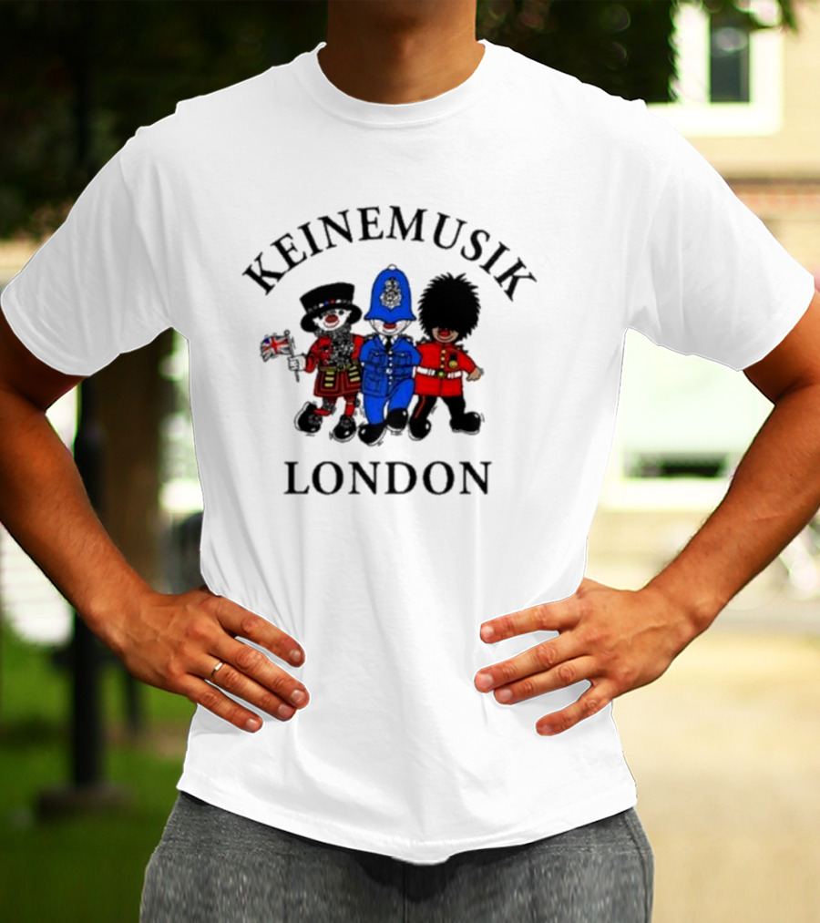 Keinemusik London Bone Soda British Guard Cartoon Characters T-Shirt