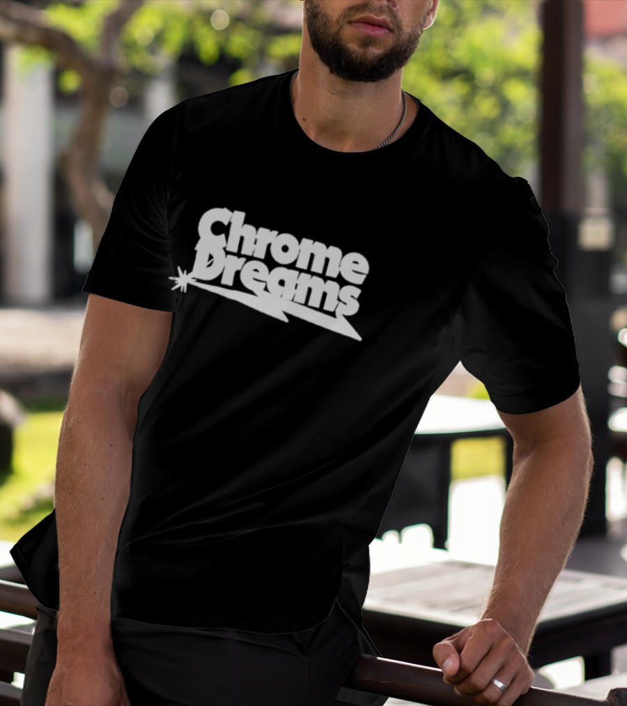 Chrome Dreams Logo With Starburst Accent T-Shirt