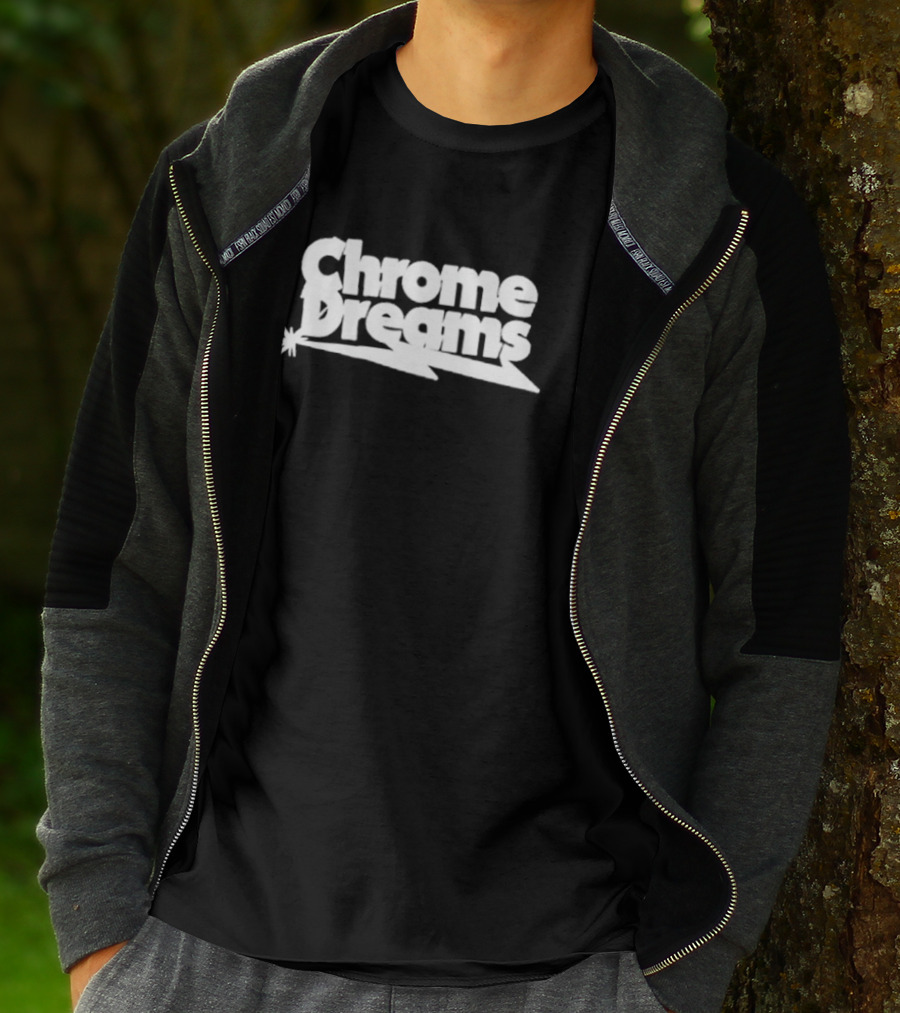 Chrome Dreams Logo With Starburst Accent T-Shirt