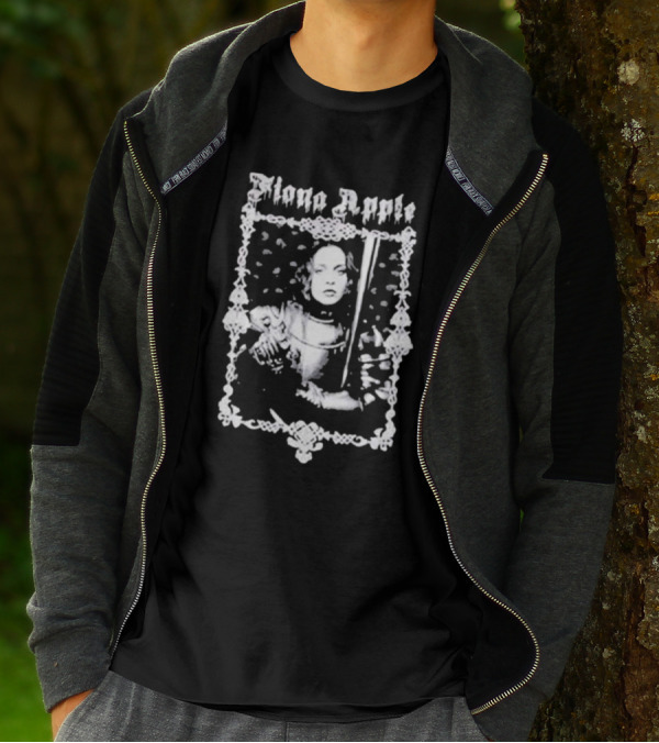 Fiona Apple Knightly Portrait In Ornate Medieval T-Shirt