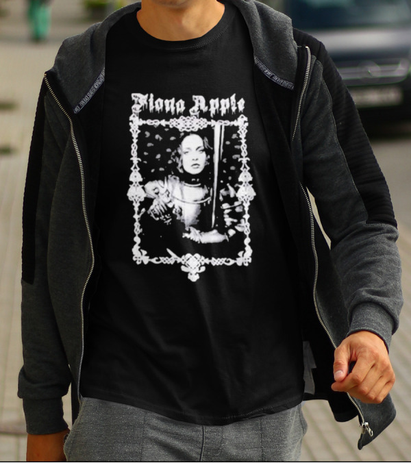 Fiona Apple Knightly Portrait In Ornate Medieval T-Shirt