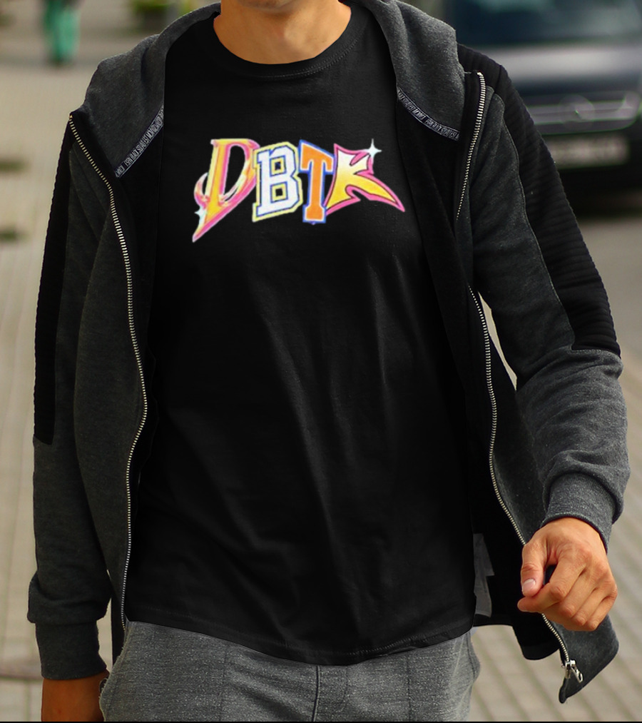 DBTK Colorful Logo Design Word T-Shirt