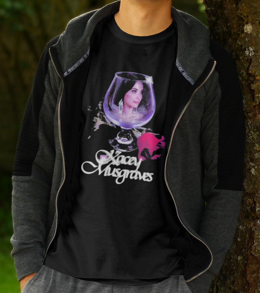 Kacey Musgraves Rose In Glass T-Shirt