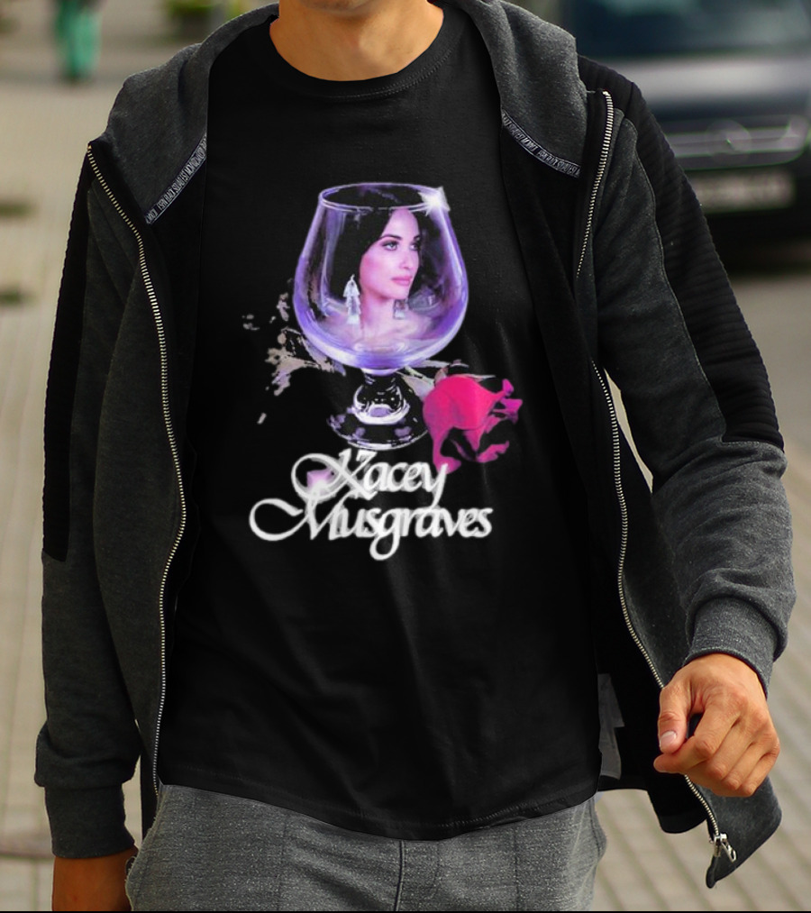 Kacey Musgraves Rose In Glass T-Shirt