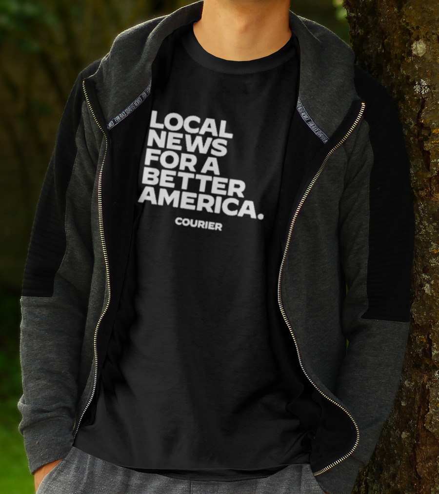 Local News For A Better America Courier T-Shirt