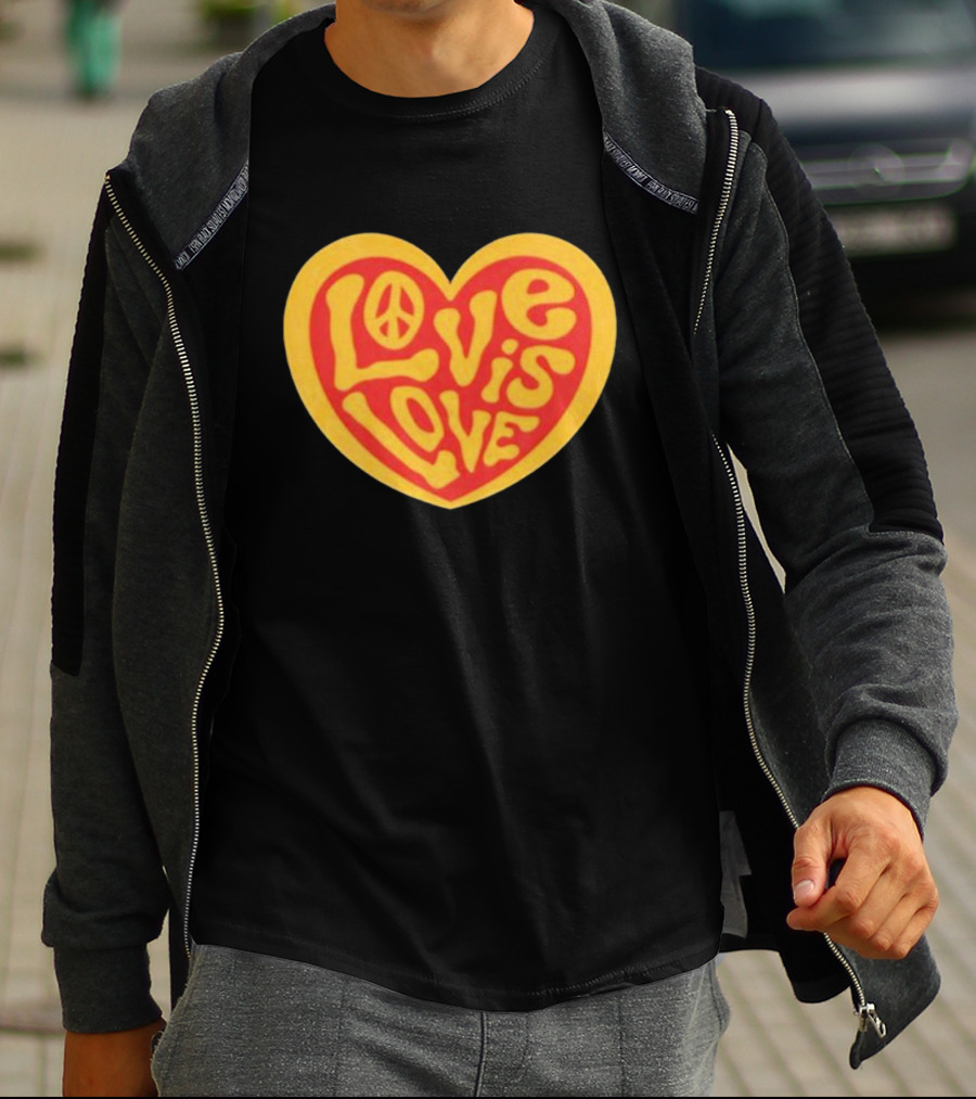 Love Is Love Peace Sign Heart T-Shirt