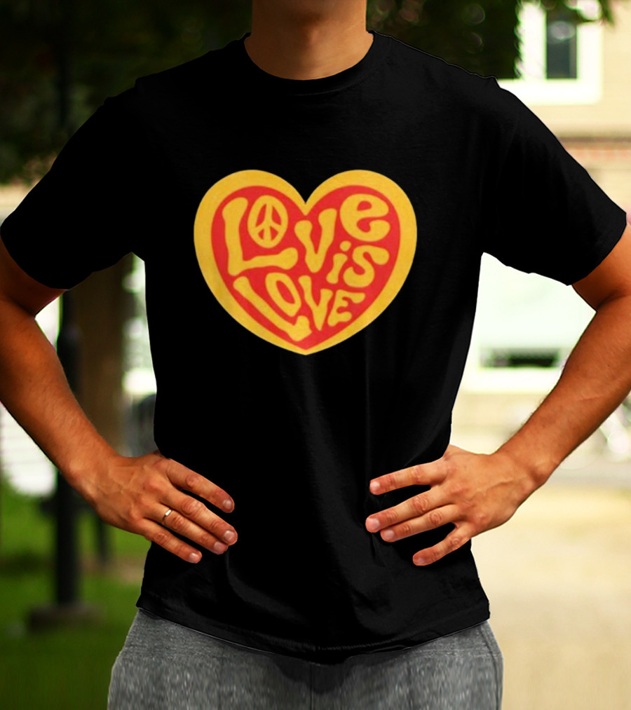 Love Is Love Peace Sign Heart T-Shirt