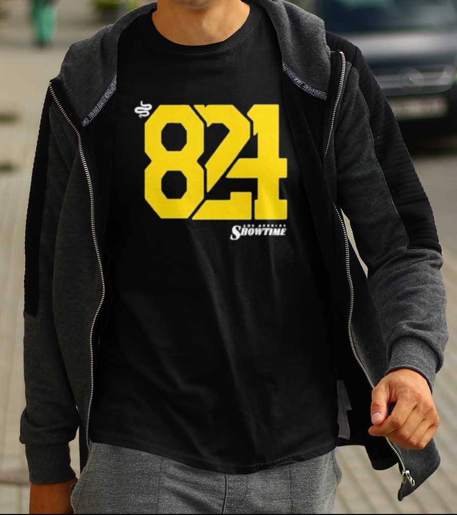 824 Los Angeles Showtime Mamba Day Unity Reptile T-Shirt