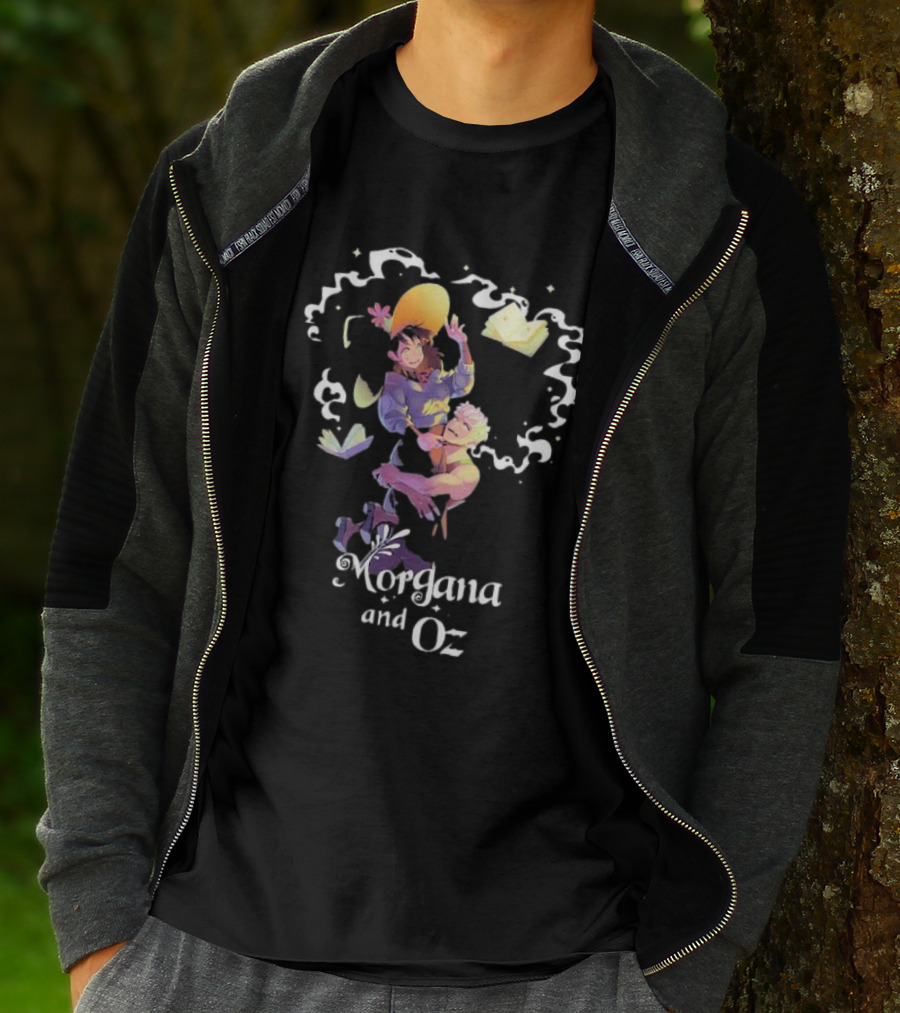 Morgana And Oz Floating Books Magic Adventures T-Shirt