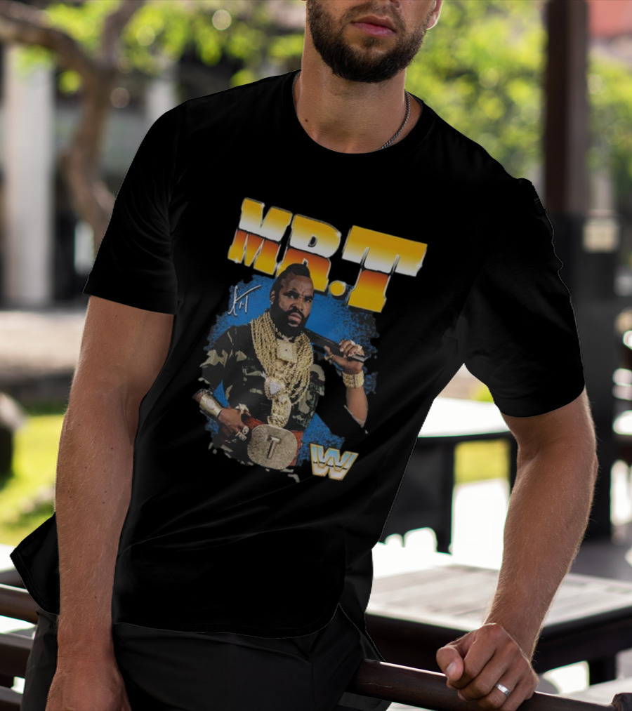 MR. T Signature Camouflage Chains Iconic T-Shirt