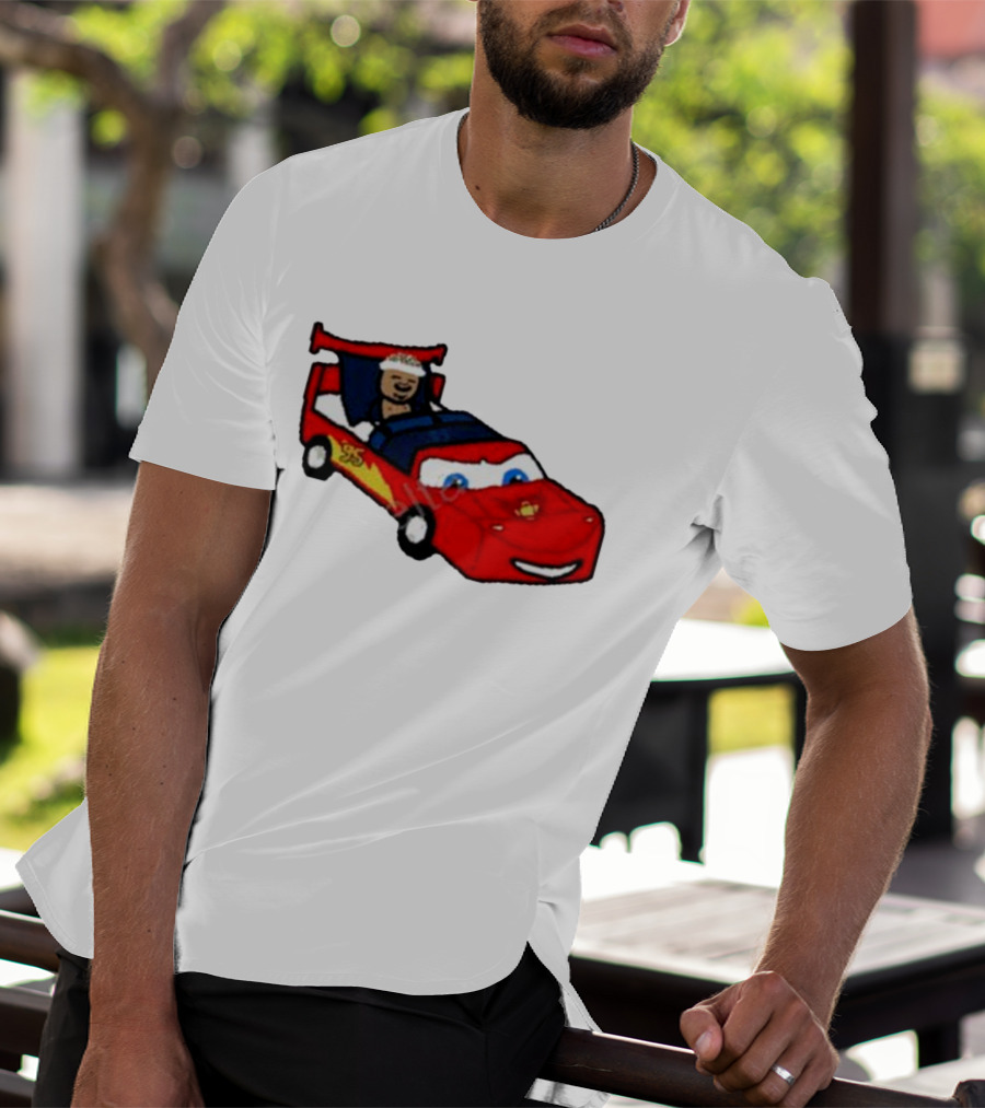 Nbapaint Kyle Snooze-ma With Racing Car T-Shirt
