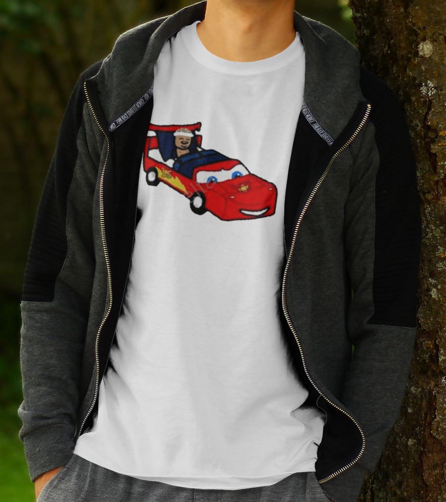Nbapaint Kyle Snooze-ma With Racing Car T-Shirt