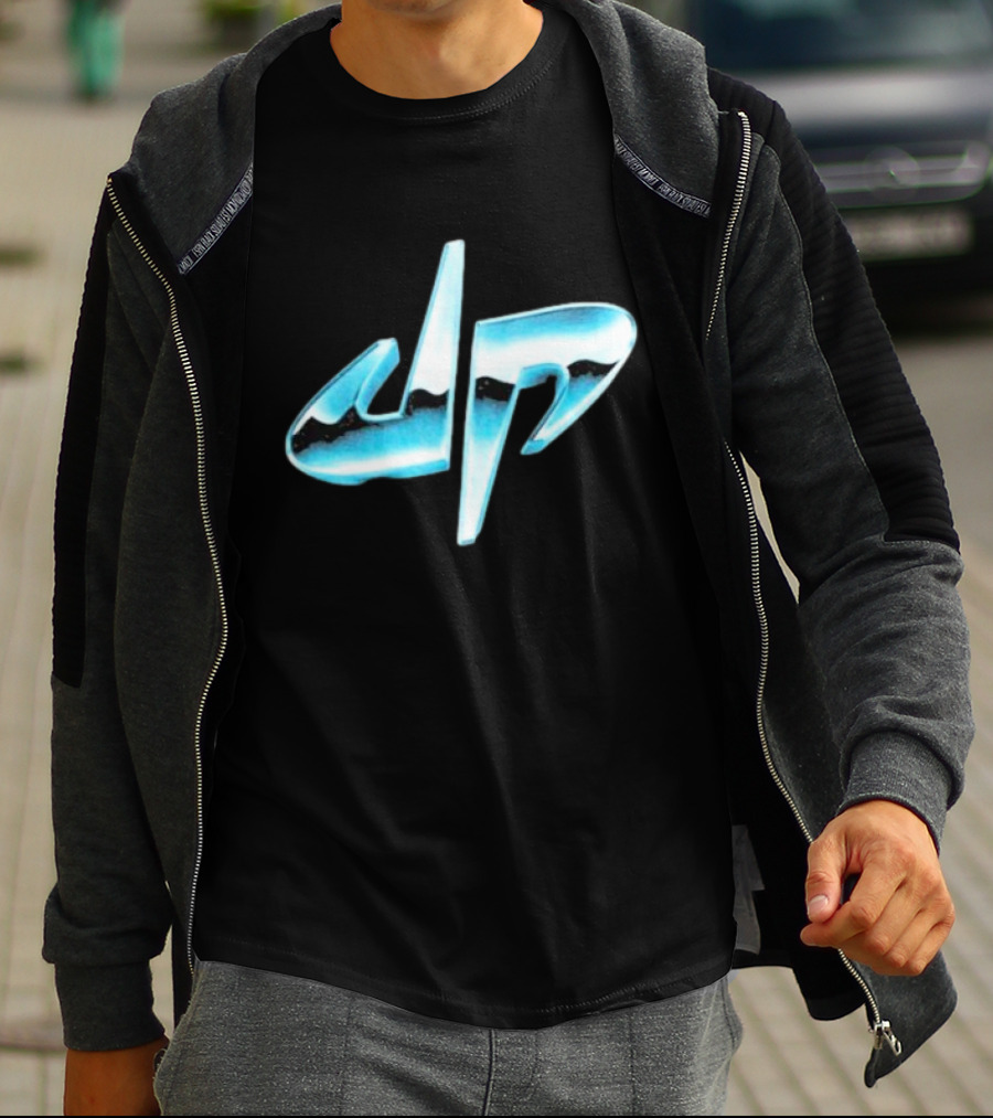 Dude Perfect DP Chrome Blue T-Shirt