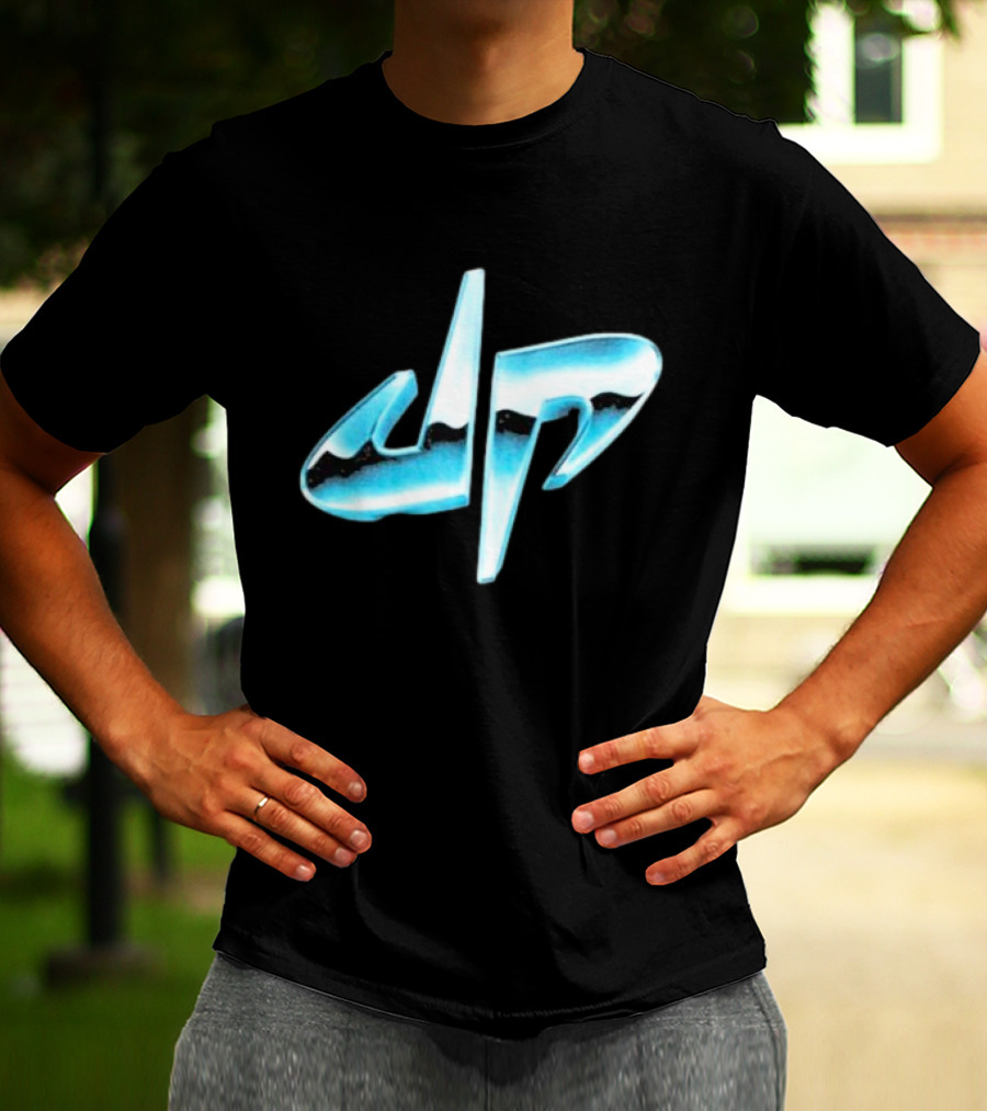 Dude Perfect DP Chrome Blue T-Shirt