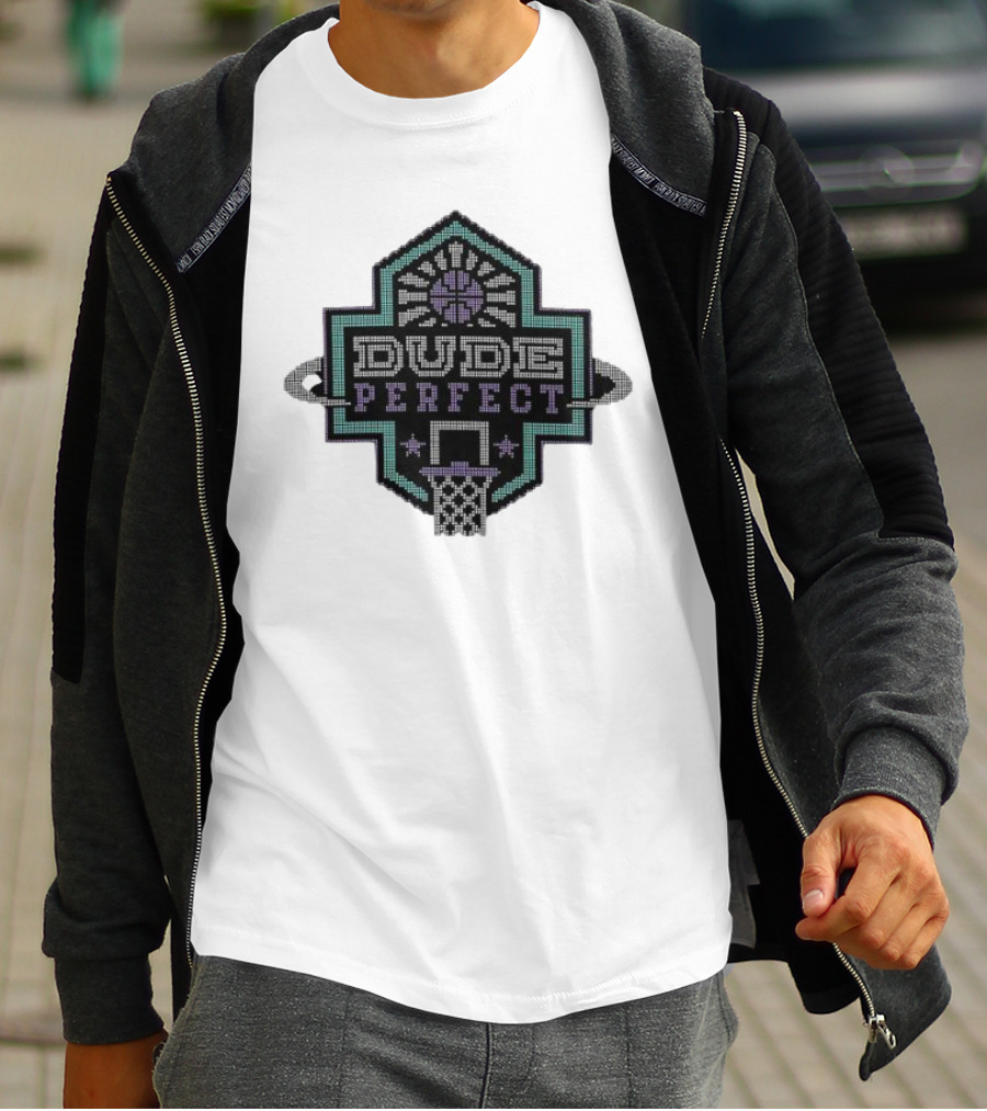 Dude Perfect Basketball Scoreboard T-Shirt