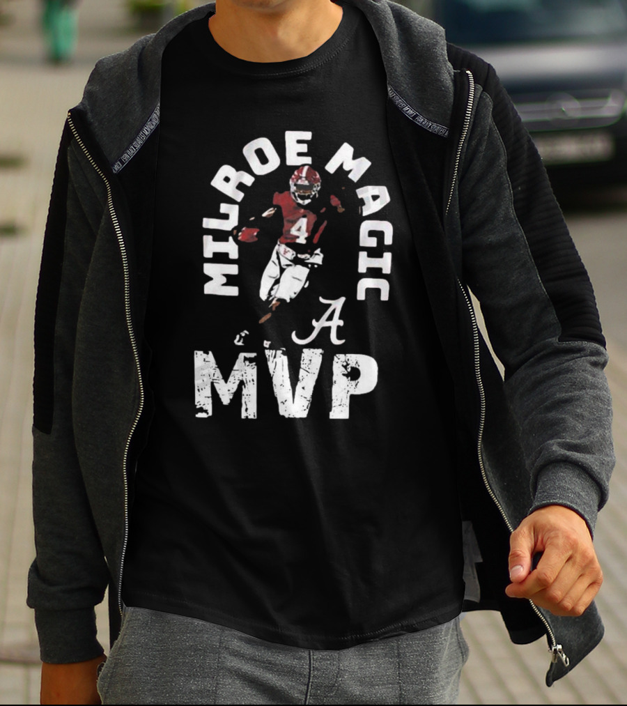 Milroe Magic MVP Alabama Football 4 T-Shirt