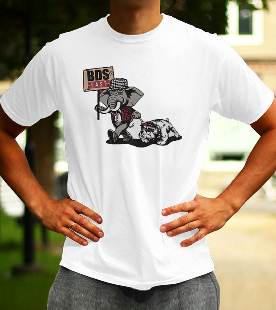 Alabama Crimson Tide Elephant With Bulldog BDS East T-Shirt