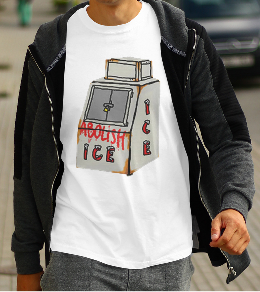 Alexandria Ocasio Cortez Abolish ICE Political Statement Freezer T-Shirt