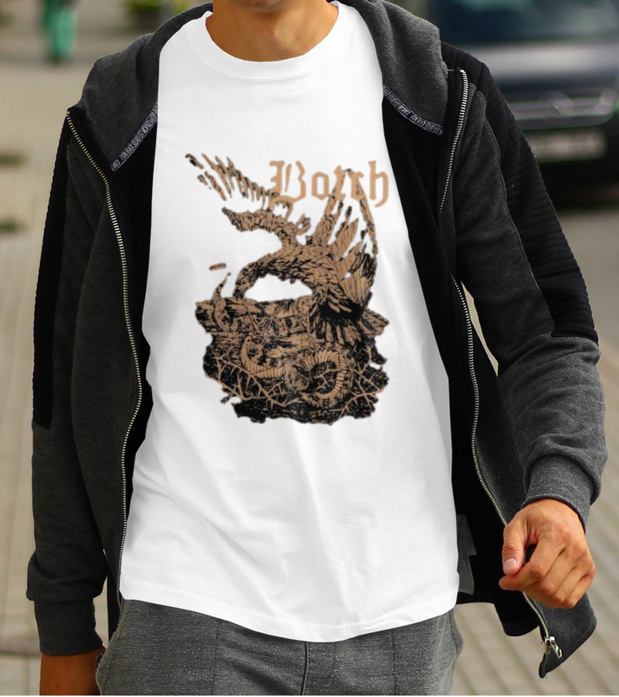 Botch Eagle And Snake Medieval Gothic T-Shirt