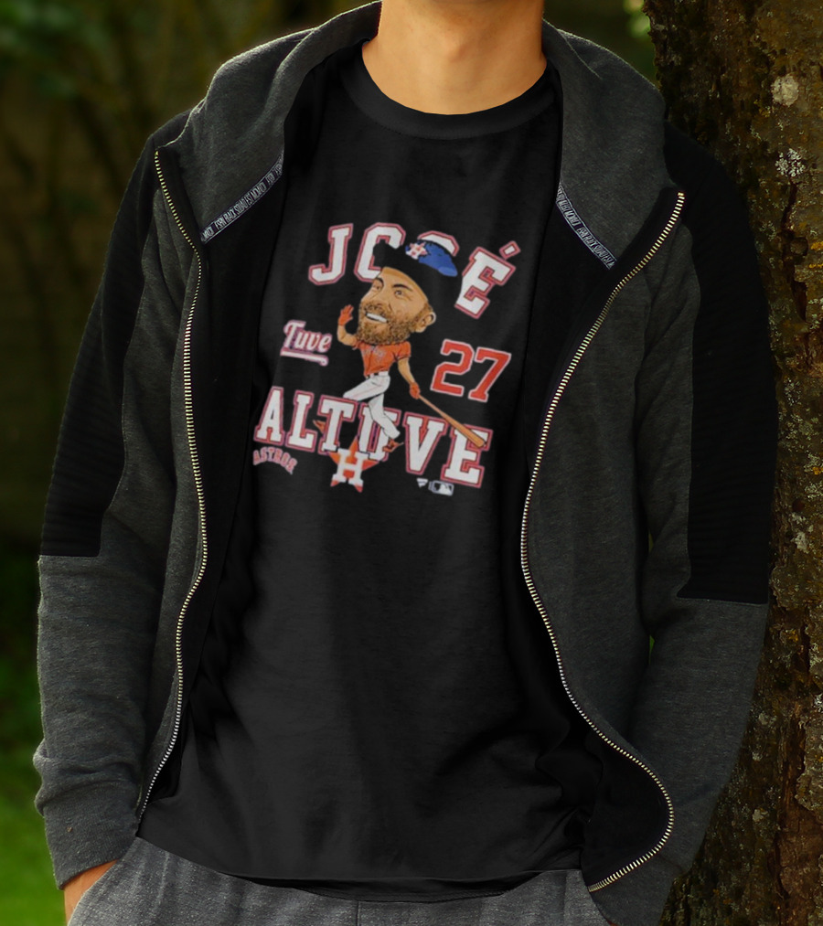 José Altuve 27 Astros Caricature T-Shirt