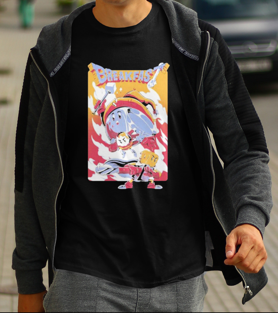 Breakfast Quest Heroes Toast Battlers T-Shirt