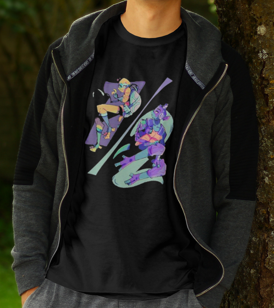 TMNT Last Ronin Leo And Don Alternate Universe Duo T-Shirt