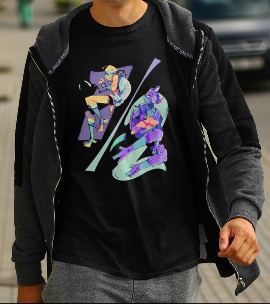 TMNT Last Ronin Leo And Don Alternate Universe Duo T-Shirt