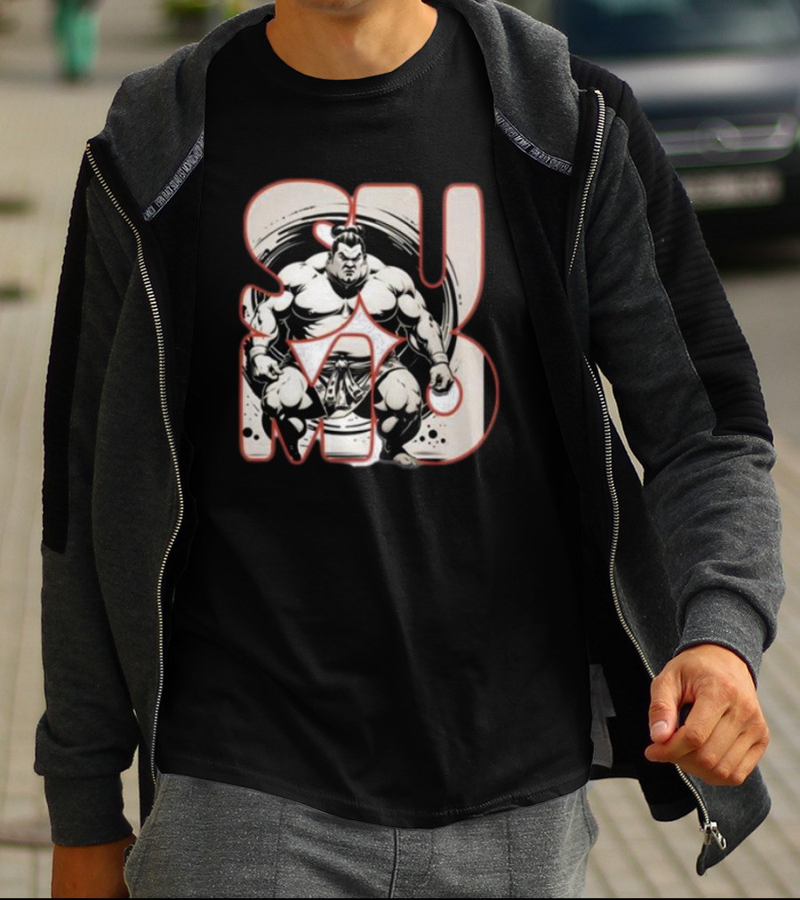 Sumo Warrior Power Bold Stance Mastery T-Shirt