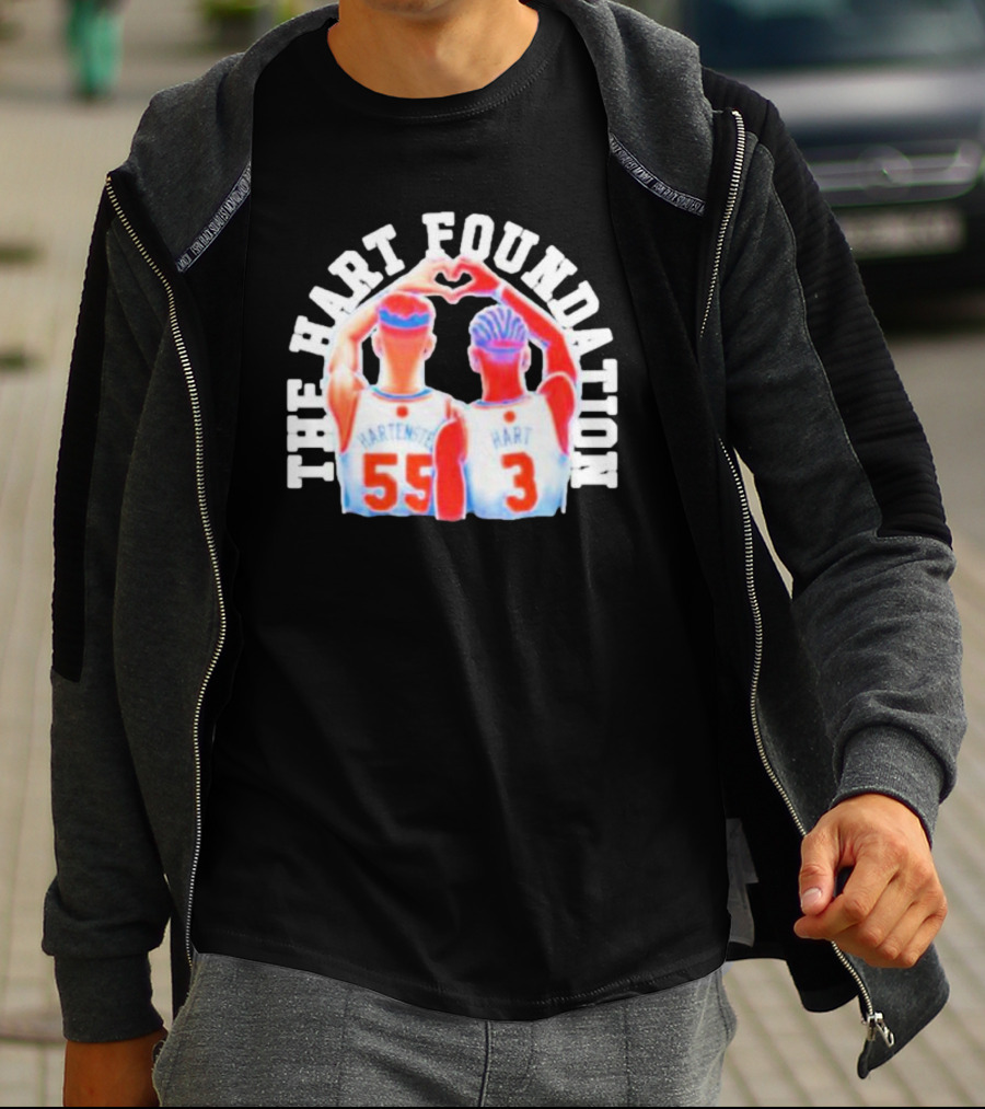 The Hart Foundation Hart Hartenstein 55 Heart 3 T-Shirt