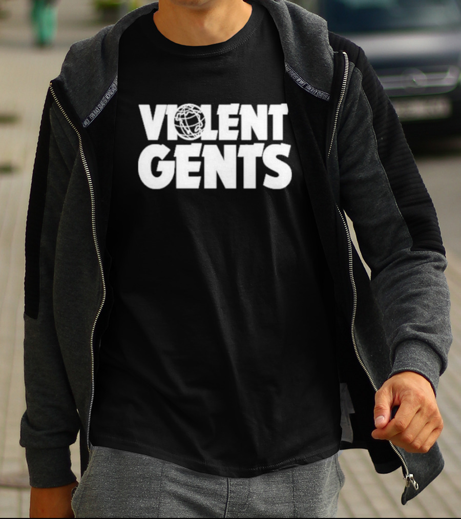Violent Gentlemen Gents World Globe T-Shirt