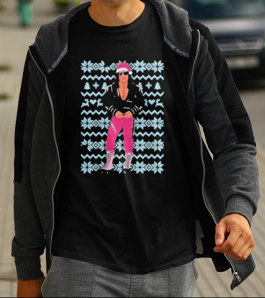 Macho Man Wrestling Ugly Christmas T-Shirt