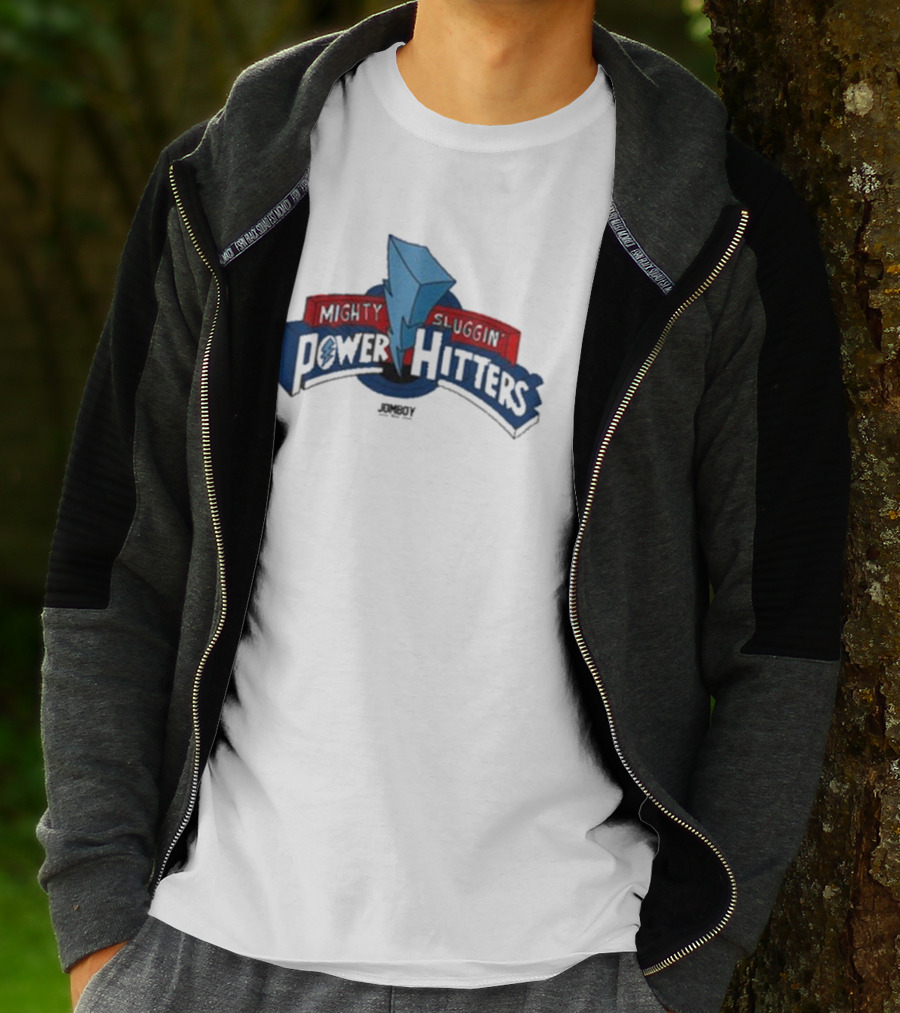 Mighty Sluggin Power Hitters Jomboy Vintage Baseball T-Shirt