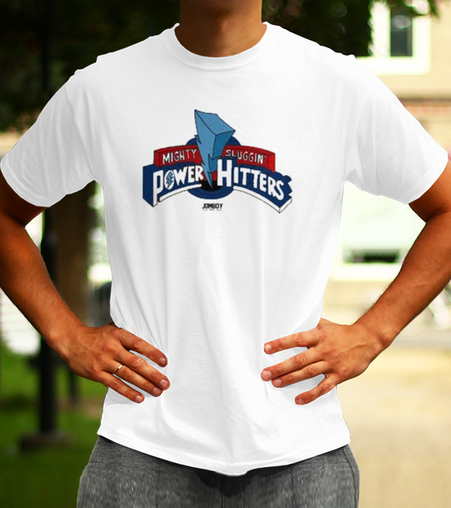Mighty Sluggin Power Hitters Jomboy Vintage Baseball T-Shirt