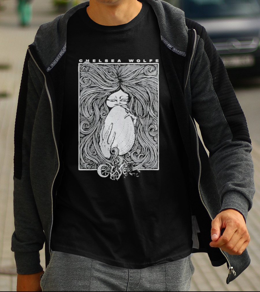Chelsea Wolfe Karmazid Occult Psychedelic Art Nouveau T-Shirt