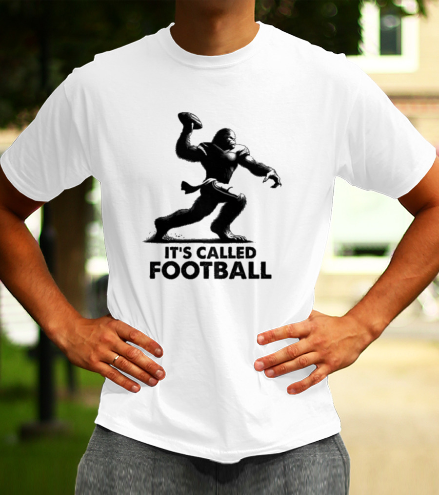 Gorilla Playing Football It's Called Football American T-Shirt