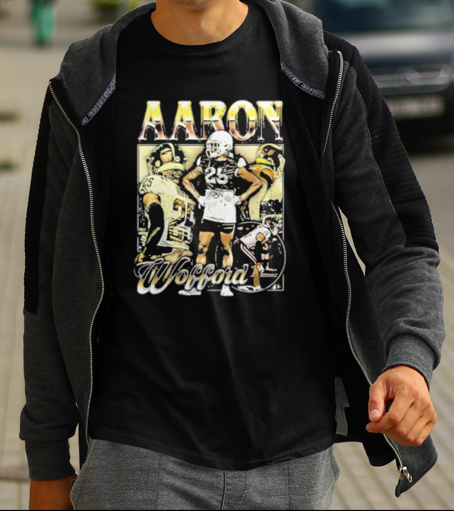 Aaron Wofford Vintage Lightweight Football Player Graphics T-Shirt